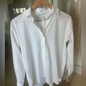 Worn Once Lululemon Oversized Soft White Shirt